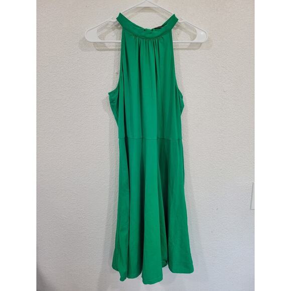 Ouges Women's Green Tank Dress Spring Summer size Large‎ #11 - Picture 2 of 4